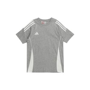 ADIDAS PERFORMANCE Funkčné tričko 'TIRO24'  sivá / biela