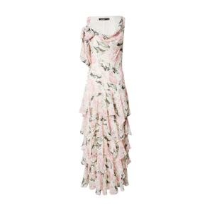 Lauren Ralph Lauren Letné šaty 'HERCERRE'  pastelovo zelená / ružová / čierna / biela