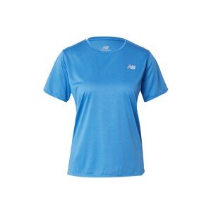 new balance Funkčné tričko 'Essentials'  námornícka modrá / azúrová / svetlosivá