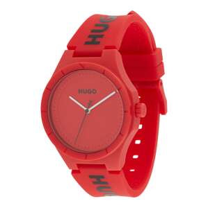 HUGO Red Analógové hodinky '#LIT FOR HIM'  červená / čierna