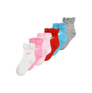 Nike Sportswear Ponožky  svetlomodrá / sivá melírovaná / ružová / ružová / červená / biela