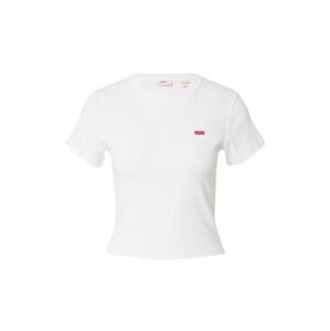 LEVI'S ® Tričko 'ESSENTIAL SPORTY'  červená / biela