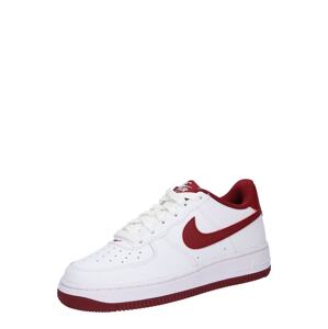 Nike Sportswear Tenisky 'Air Force 1 LV8 2'  tmavočervená / biela