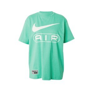 Nike Sportswear Oversize tričko 'AIR'  nefritová / biela