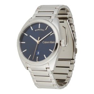 Calvin Klein Analógové hodinky 'PROGRESS'  námornícka modrá / strieborná
