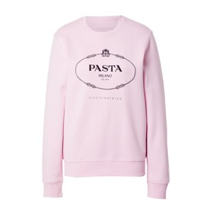 EINSTEIN & NEWTON Mikina 'Pasta'  ružová / čierna