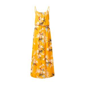 ONLY Letné šaty 'NOVA'  zlatá žltá / kaki / biela