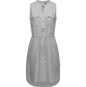 Ragwear Košeľové šaty 'Roisin'  sivá melírovaná