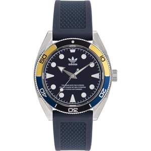 ADIDAS ORIGINALS Analógové hodinky  námornícka modrá / medová / strieborná