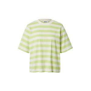 EDITED Oversize tričko 'Nola'  béžová / neónovo zelená