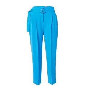 BOSS Plisované nohavice 'Tapiah'  modrá