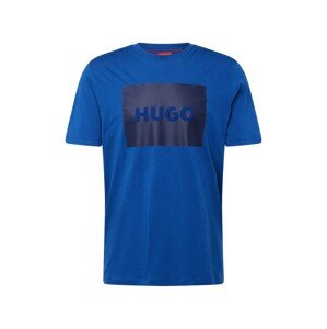 HUGO Red Tričko 'Dulive222'  modrá / tmavomodrá