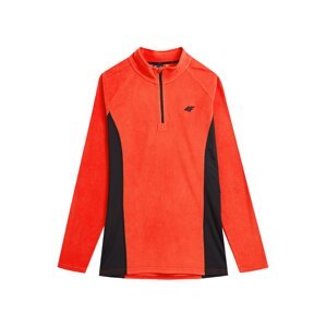 4F Športový sveter  červená / čierna