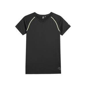 4F Funkčné tričko  svetložltá / svetlosivá / čierna