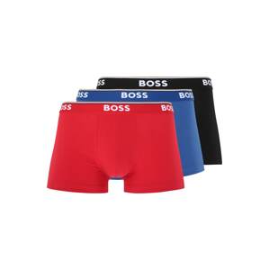 BOSS Boxerky 'Power'  modrá / červená / čierna / biela