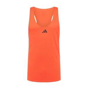 ADIDAS PERFORMANCE Funkčné tričko 'Workout Stringer'  oranžovo červená / čierna