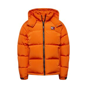 Tommy Jeans Zimná bunda 'Alaska'  tmavomodrá / tmavooranžová / červená / biela