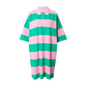 WRANGLER Šaty  zelená / ružová