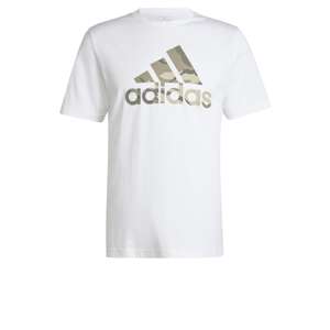 ADIDAS SPORTSWEAR Funkčné tričko  kaki / olivová / biela