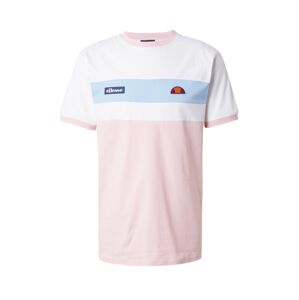 ELLESSE Tričko 'Blockadi'  svetlomodrá / oranžová / pastelovo ružová / biela