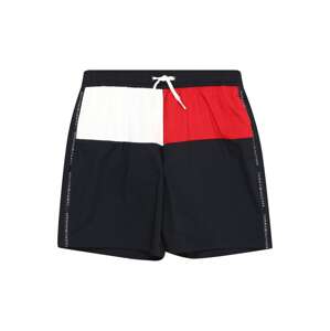 Tommy Hilfiger Underwear Plavecké šortky 'Flag'  námornícka modrá / červená / biela
