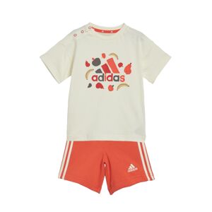 ADIDAS SPORTSWEAR Športový úbor 'Essentials'  zmiešané farby / oranžovo červená / biela