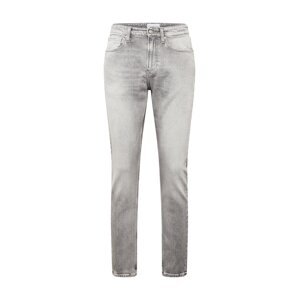 Calvin Klein Jeans Džínsy 'SLIM TAPER'  sivý denim