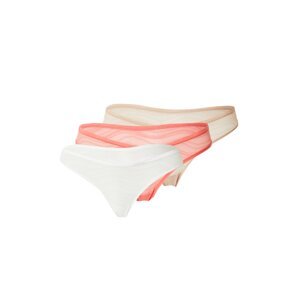 Calvin Klein Underwear Tangá  koralová / červená / biela