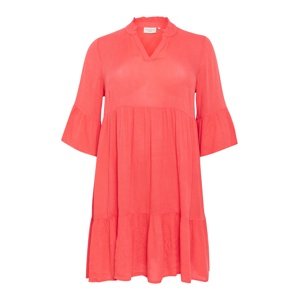 KAFFE CURVE Košeľové šaty 'Mariana'  svetločervená
