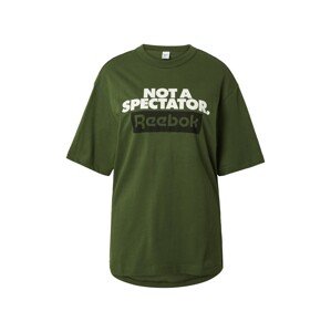 Reebok Funkčné tričko 'SPECTATOR'  zelená / čierna / biela