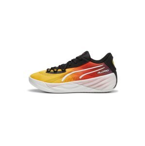 PUMA Športová obuv 'All-Pro Nitro'  žltá / oranžová / čierna / biela