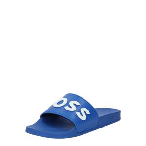 BOSS Plážové / kúpacie topánky 'Kirk'  modrá / biela
