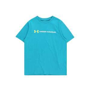 UNDER ARMOUR Funkčné tričko  neónovo modrá / neónovo žltá / biela