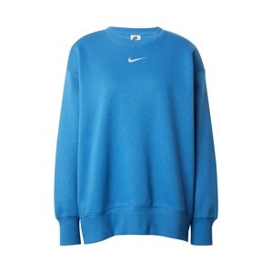 Nike Sportswear Športová mikina 'PHNX FLC'  nebesky modrá / biela