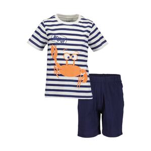 BLUE SEVEN Pyžamo  námornícka modrá / oranžová / biela