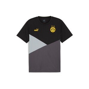 PUMA Funkčné tričko 'BVB'  žltá / svetlosivá / tmavosivá / čierna