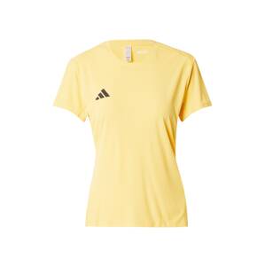 ADIDAS PERFORMANCE Funkčné tričko 'ADIZERO'  žltá / čierna