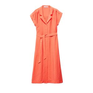 MANGO Košeľové šaty 'Travel'  oranžová