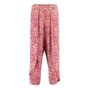 Hailys Plisované nohavice 'Ka44te'  ružová / pitaya / svetloružová / biela