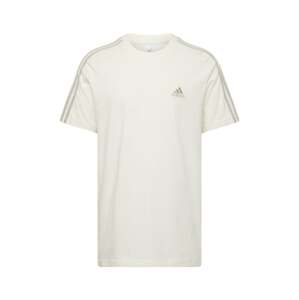 ADIDAS SPORTSWEAR Funkčné tričko 'Essentials'  sivobéžová / prírodná biela
