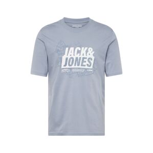 JACK & JONES Tričko 'MAP SUMMER'  opálová / biela