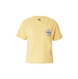 QUIKSILVER Tričko 'UNISCREENSS'  námornícka modrá / pastelovo žltá / biela