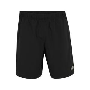 new balance Športové nohavice 'Core Run 7'  sivá / čierna