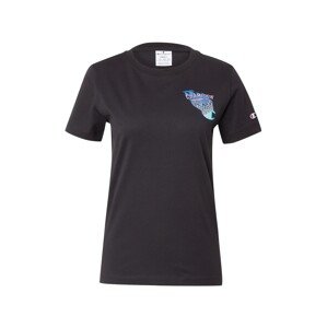 Champion Authentic Athletic Apparel Tričko  kráľovská modrá / ružová / čierna / biela