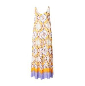 Key Largo Letné šaty 'ISOKO'  fialová / oranžová / tmavoružová / biela