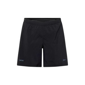 Reebok Športové nohavice 'SPEED SHORT 4.0 2-IN-1'  modrá / čierna / biela