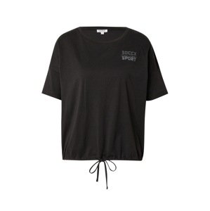 Soccx Oversize tričko  sivá / čierna