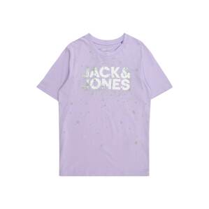 Jack & Jones Junior Tričko 'SPLASH'  pastelovo zelená / levanduľová / biela