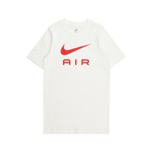Nike Sportswear Tričko 'AIR FA22'  krvavo červená / biela