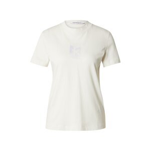Calvin Klein Jeans Tričko  levanduľová / biela ako vlna